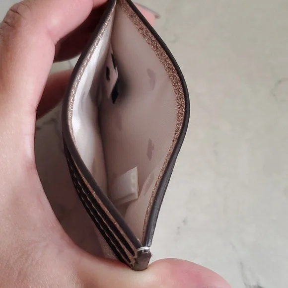 Kate Spade Tinsel Boxed Small Card Holder Rose Gold - Picture 3 of 5